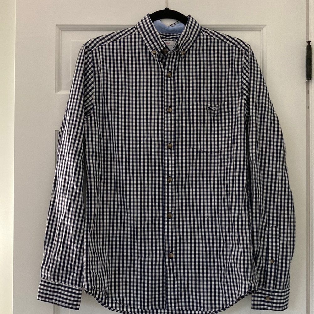 VV for Target Mens Checkered Button Down